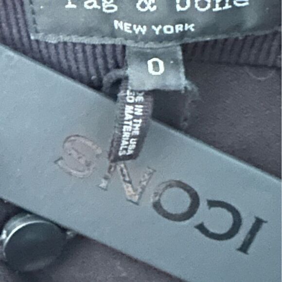 Rag and Bone Black Olivia Flare Pants | Size 0 - Picture 8 of 9